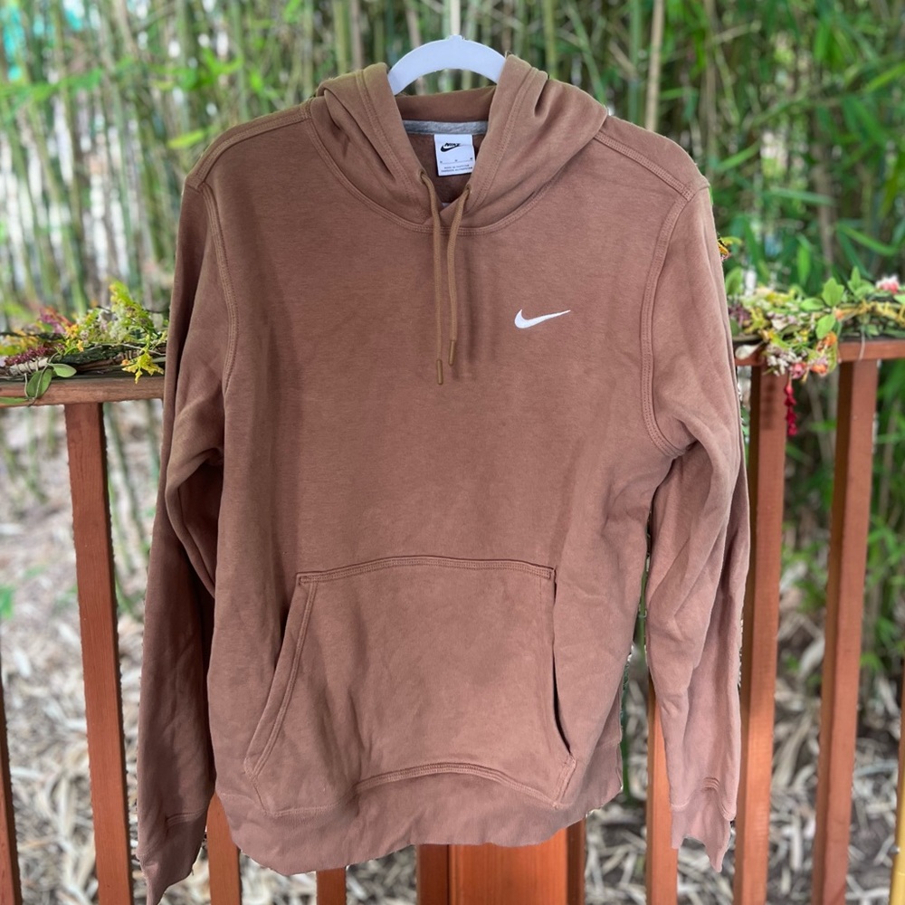 Nike Hoodie light brown, Medium